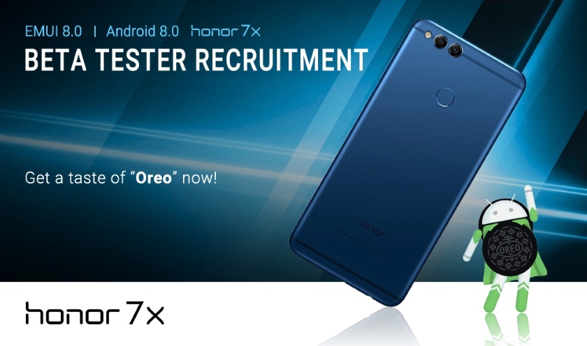 Huawei released beta version of Android 8.0 Oreo for Honor 7X