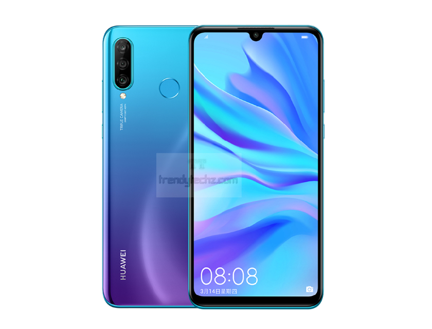 Офіційні рендери Huawei Nova 4e (aka Huawei P30 Lite): дисплей з "крапелькою" та потрійна камера
