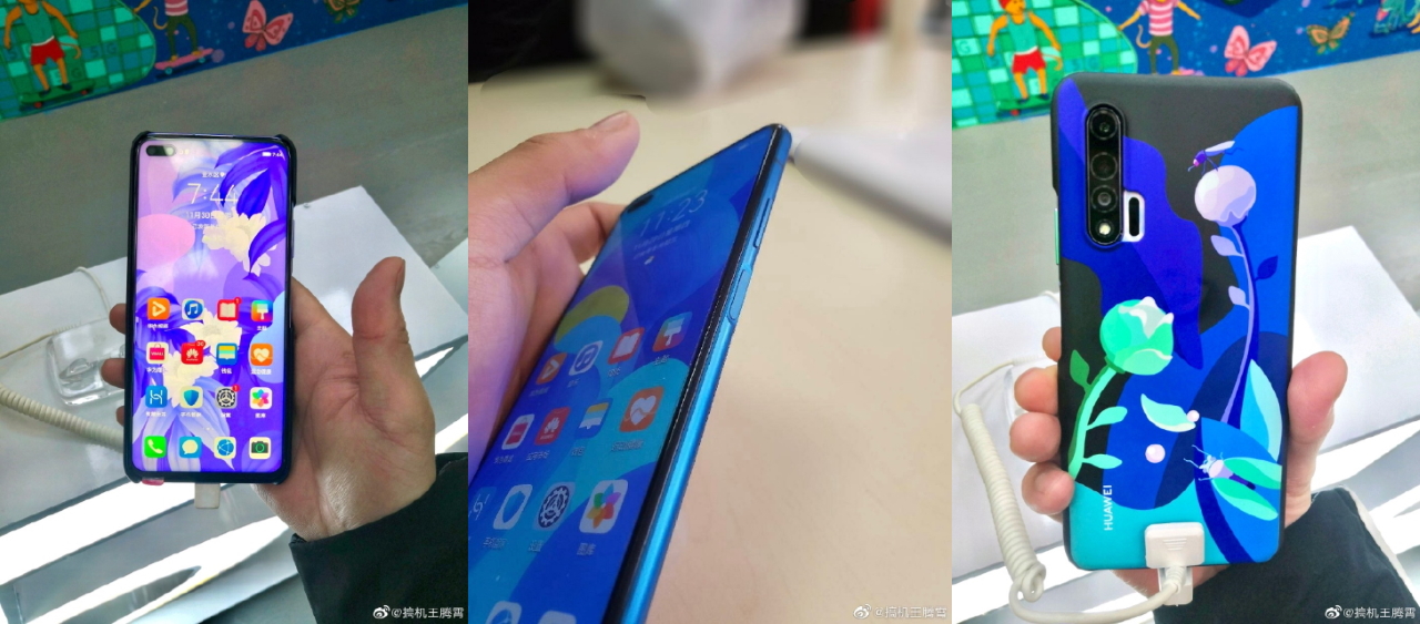 Huawei Nova 6 5G з'явився на «живих» фото: виріз для подвійної селфі-камери та сканер на бічній стороні