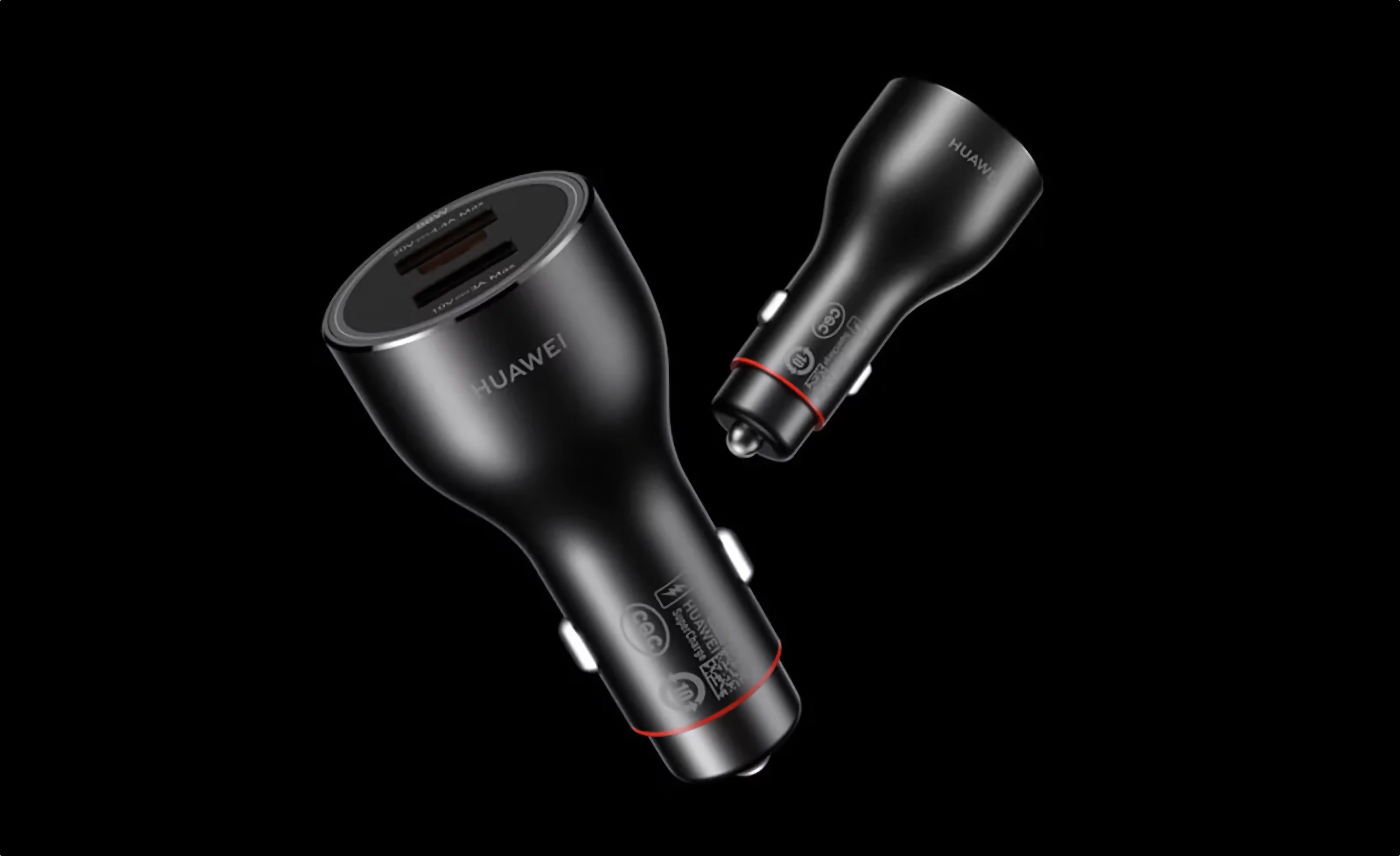 Huawei dévoile un chargeur de voiture doté de deux ports USB et d'une puissance de 88 W