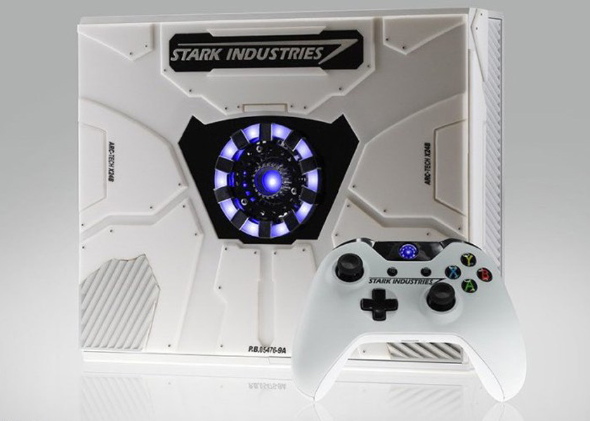 Коллекционная Xbox One в стиле Железного Человека
