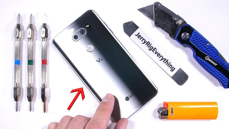LG V30 успешно прошел тесты на прочность, но немного подвел OLED-экран