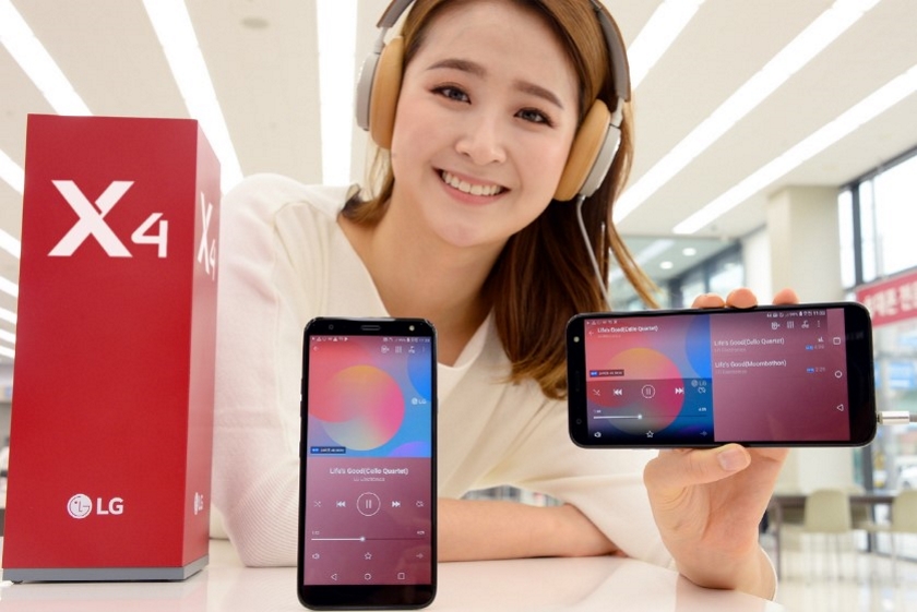 LG X4 (2019): бюджетник з Hi-Fi Quad DAC та захистом від ударів за військовим стандартом MIL-STD-810G