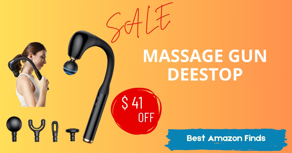 Grab the Massage Gun Deestop with a $41 Discount Now!