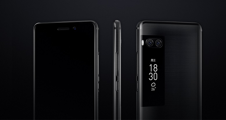 Meizu Pro 7 и Pro 7 Plus получили по два цветных экрана и собственный ЦАП (обновлено)