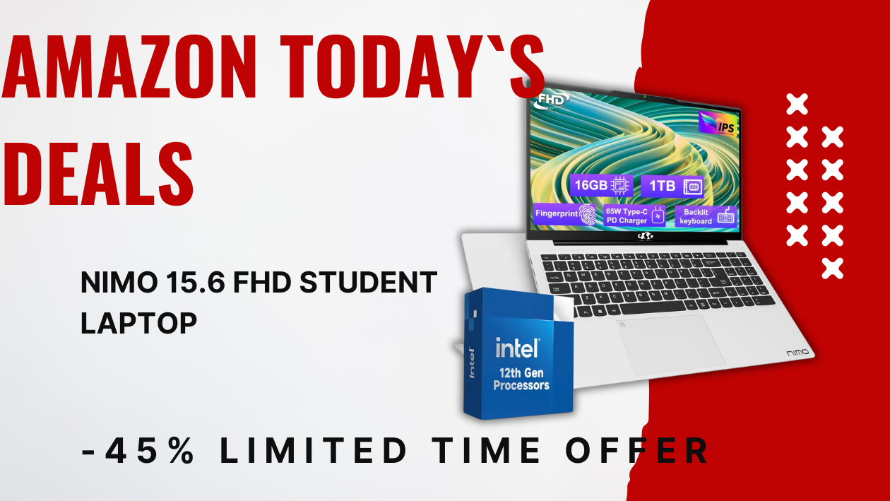Score Big Savings on the NIMO 15.6 FHD Student Laptop!