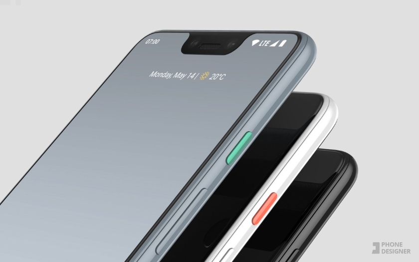 Смартфон Google Pixel 3 XL с большим вырезом на экране снова показался на изображении