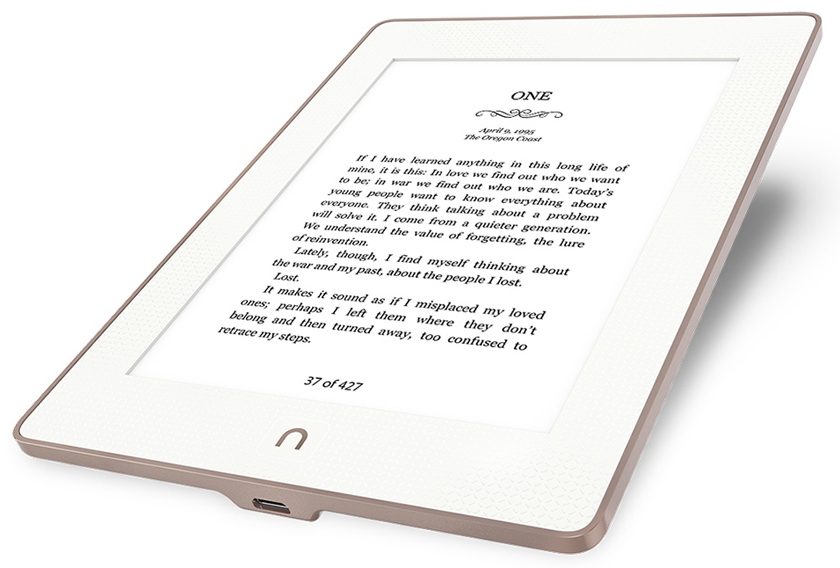Всепогодная защищенная электронная книга Nook GlowLight Plus