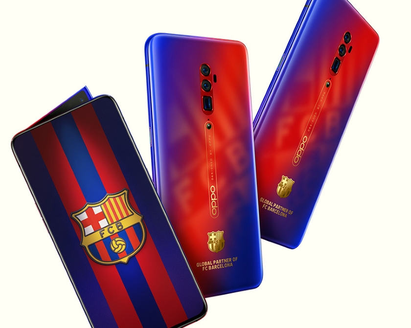 OPPO анонсувала спеціальну версію флагмана Reno 10X Zoom FC Barcelona Edition