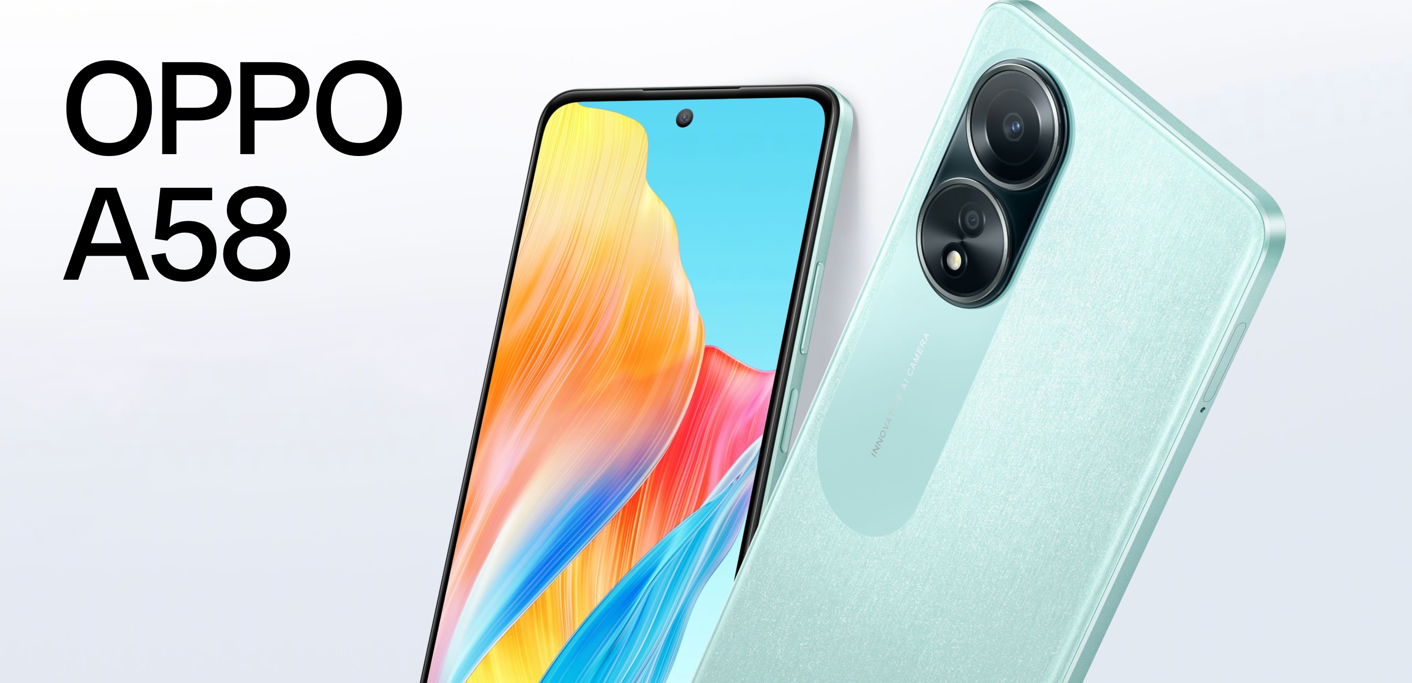 OPPO A58 4G : Écran FHD+, puce MediaTek Helio G85, double appareil photo de 50 MP et protection IPX4