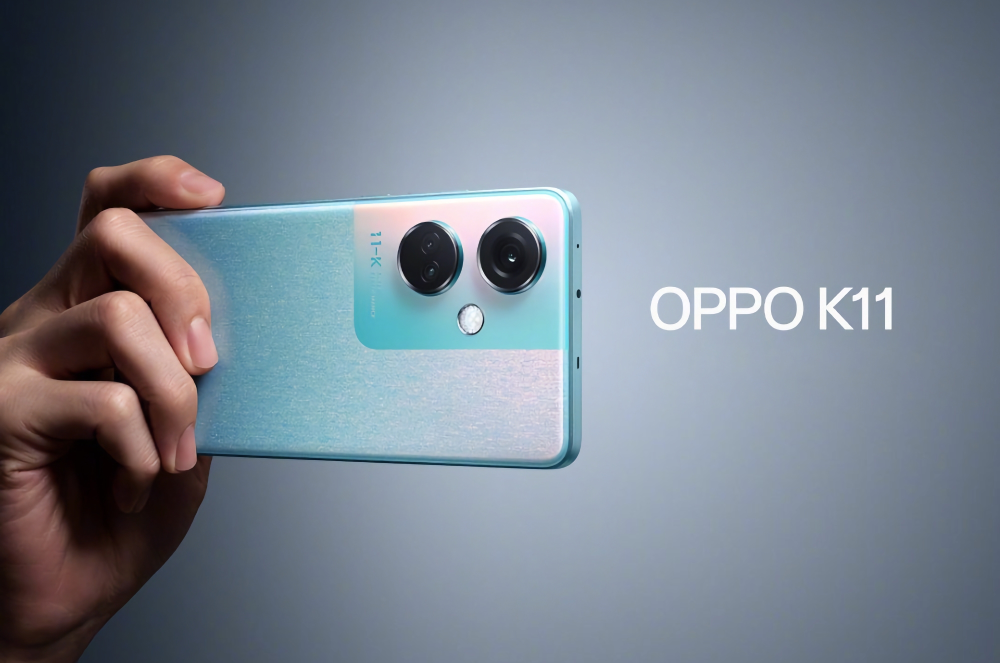 OPPO K11 : écran OLED 120Hz, puce Snapdragon 782G et batterie 5000mAh avec charge rapide 100W