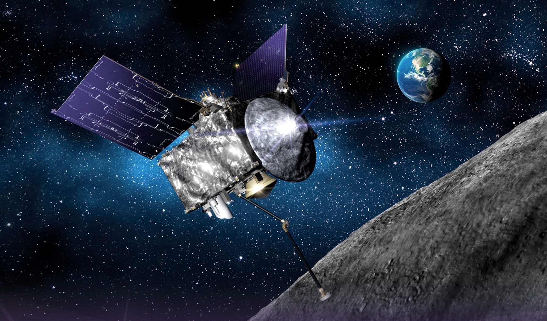 The surface of the asteroid that NASA's OSIRIS-REx probe landed on was like a "plastic ball pit"