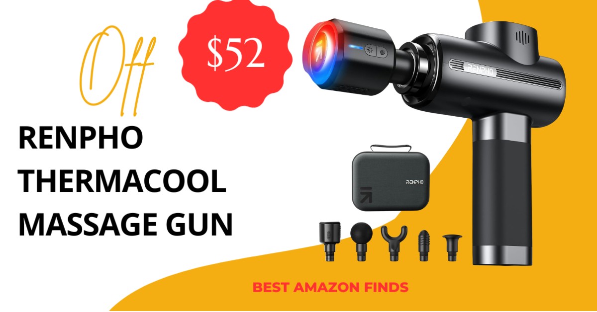 RENPHO Thermacool Massage Gun - $52 Off! Great Opportunity to Buy!