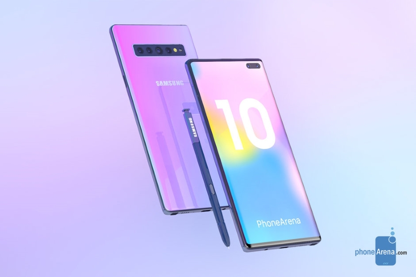 Samsung Galaxy Note 10 з'явився на якісних концепт-рендерах