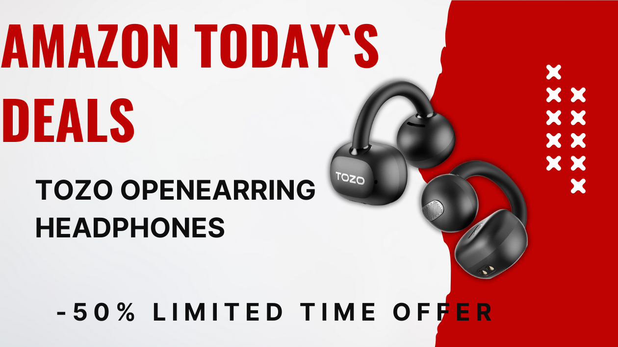 TOZO OpenEarRing Open-Ear Headphones – Now 50% Off!