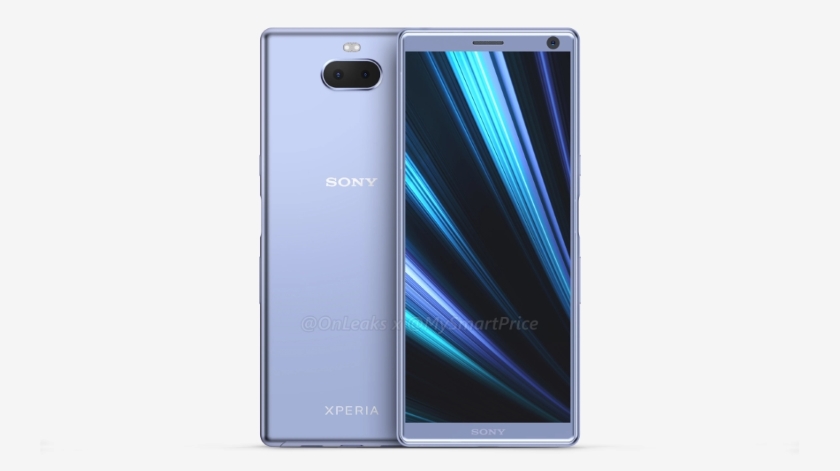 Sony Xperia XA3 на качественных рендерах: стеклянный корпус, дисплей 18:9 и двойная камера