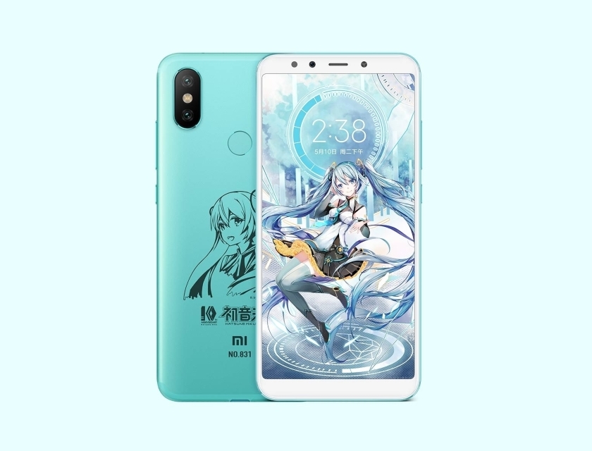 Анонс Xiaomi Mi 6X Hatsune Miku Special Edition: специальный комплект поставки и ценник в $317