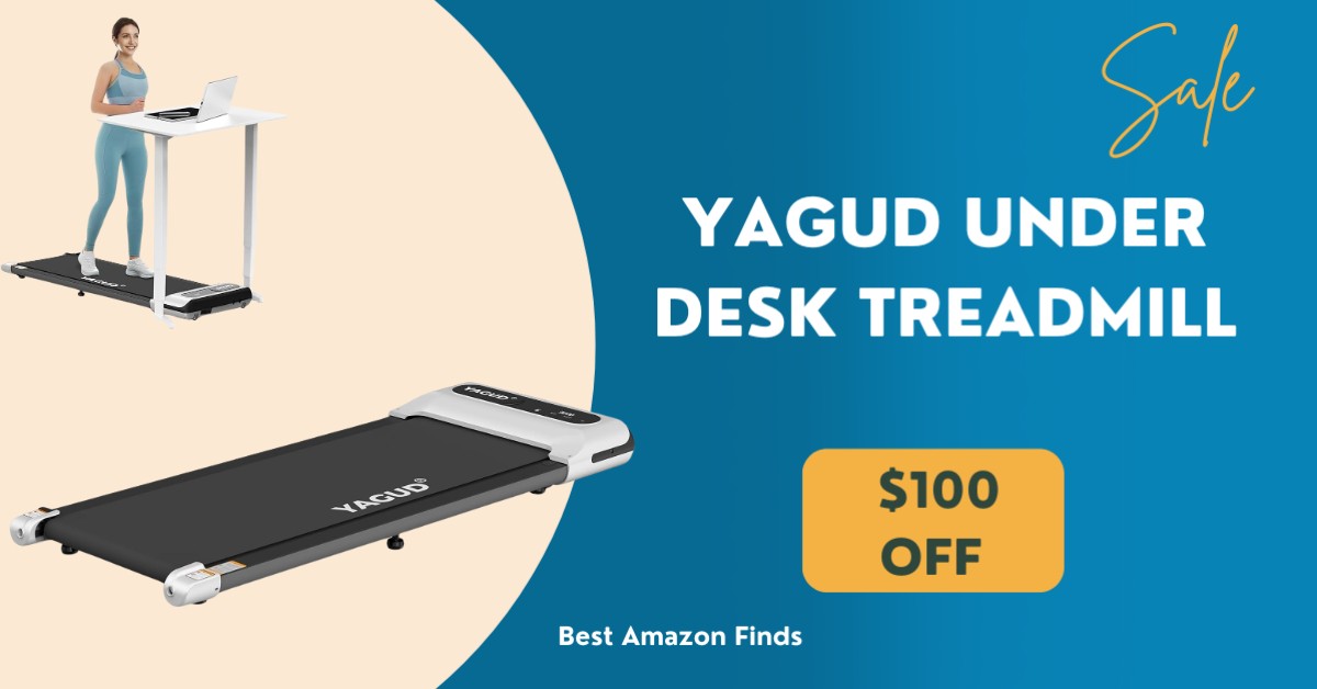 Yagud Under Desk Treadmill - $100 Off Limited Time Deal!