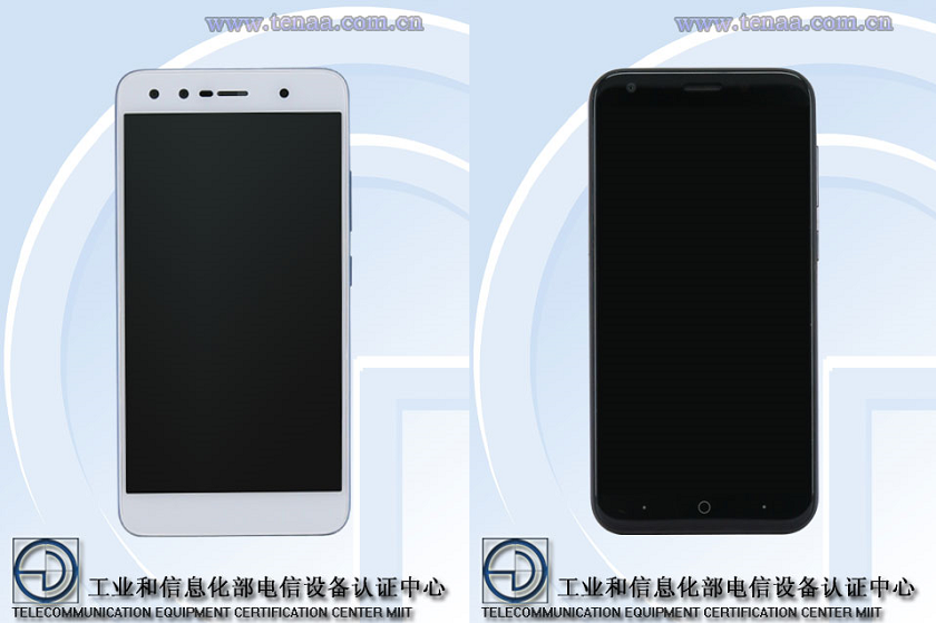 Два смартфона ZTE с большой емкостью аккумулятора сертифицированы в TENAA