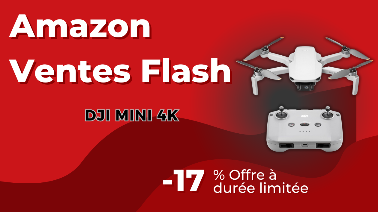DJI Mini 4K Drone – Économisez 49€ sur Amazon!