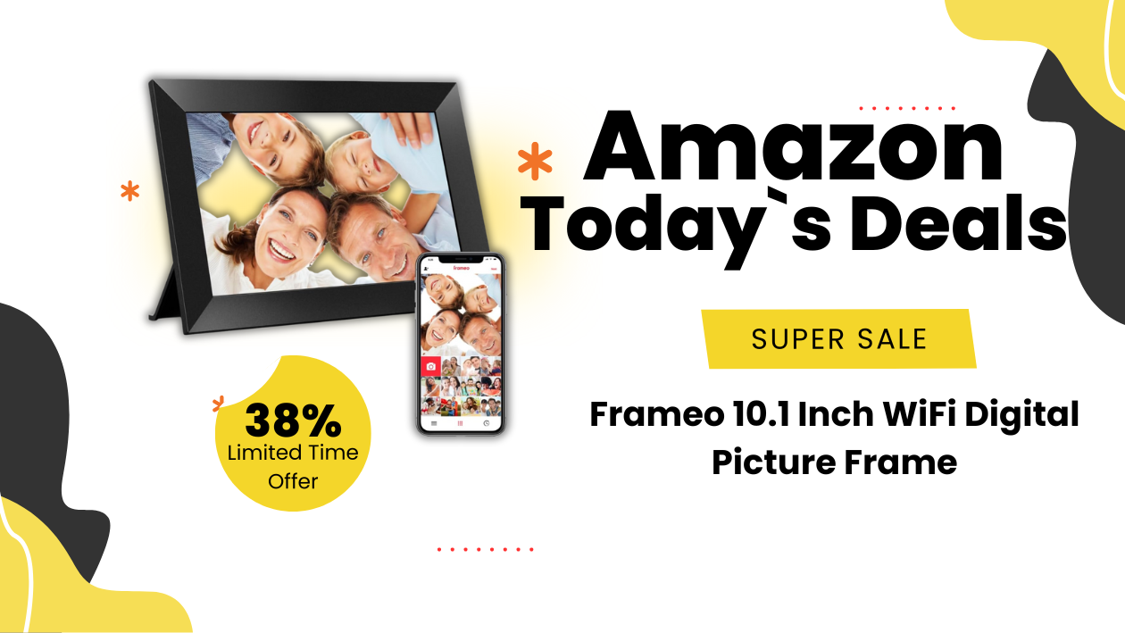 Unlock Savings: Exclusive Deals on the Frameo 10.1 Digital Frame!