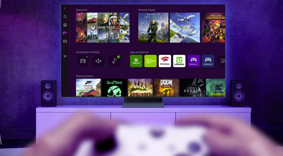 Amazon Luna streaming service arrived in Gaming Hub on Samsung smart TVs