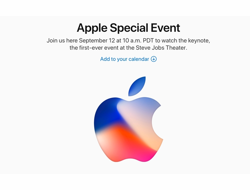 Трансляция презентации Apple iPhone 8