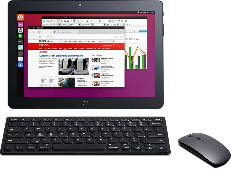 Первый в мире Ubuntu-планшет вышел в России
