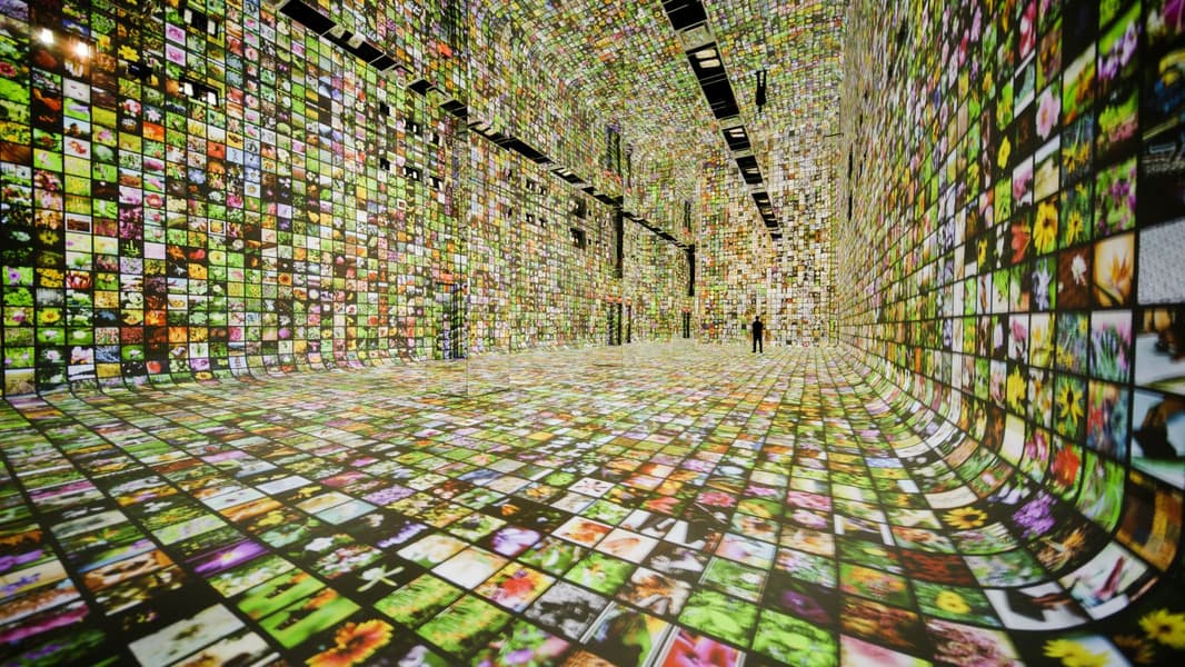 The Data Pavilion exhibition. Photo: Refik Anadol Studio