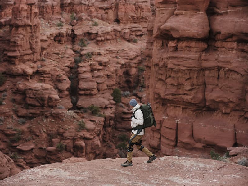 Field testing the Vastnaut One on rugged terrain. Photo: Vastnaut