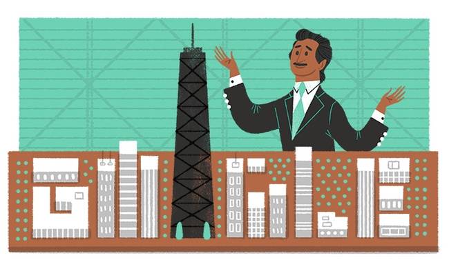 Сегодня Google отмечает 88 лет со дня рождения Фазлур Рахман Хана