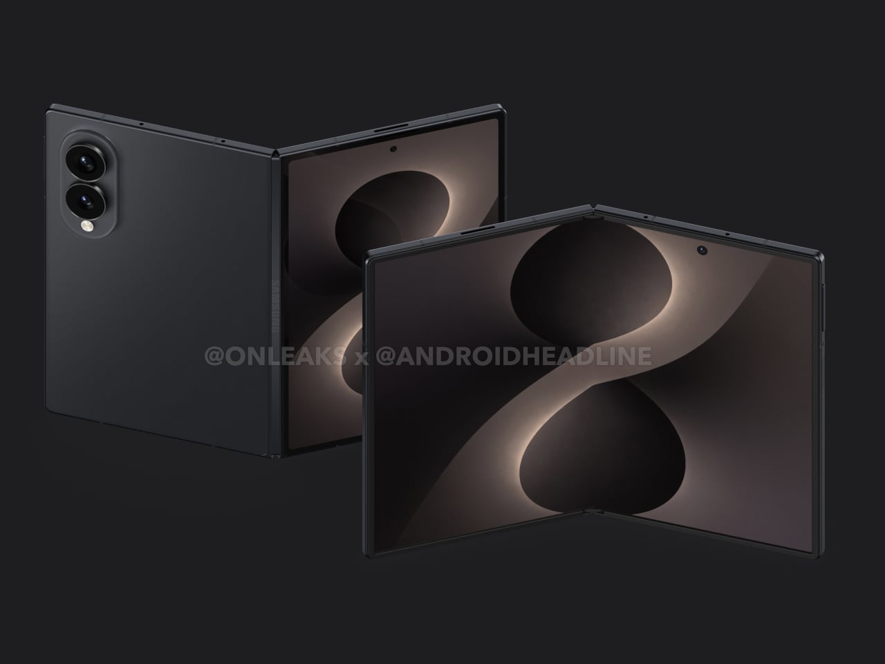 Profil du Galaxy Z Fold8 Wide plié