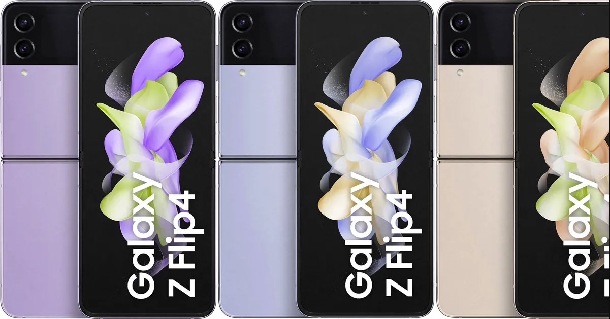 Des rendus officiels des Samsung Galaxy Z Flip 4 et Z Fold 4 ont été dévoilés avant leur lancement en août