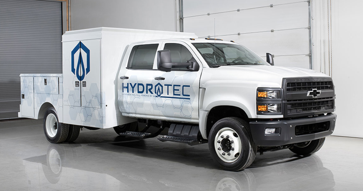 First look at the future truck: Chevrolet Silverado 5500 MD with hydrogen fuel cells