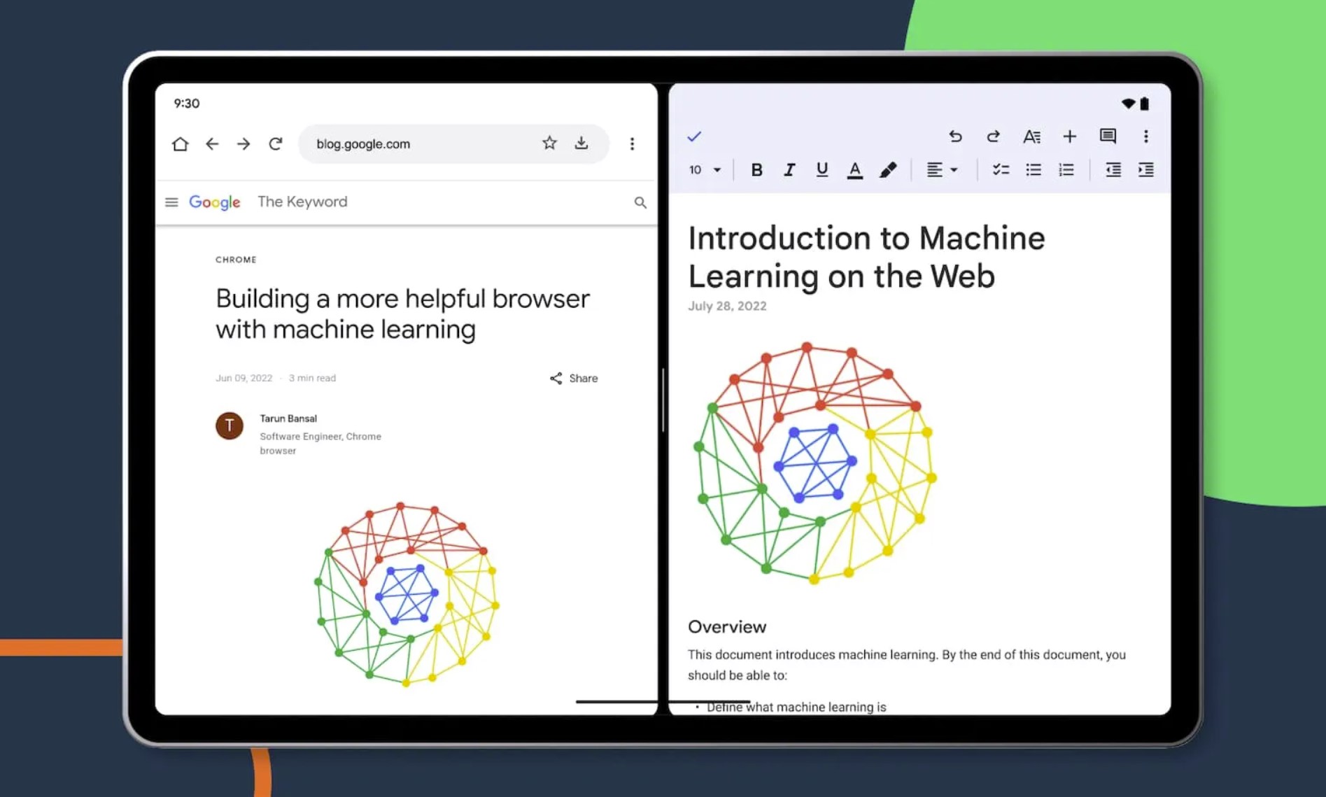 Google optimise Drive, Docs et d'autres applications d'espace de travail pour les tablettes Android
