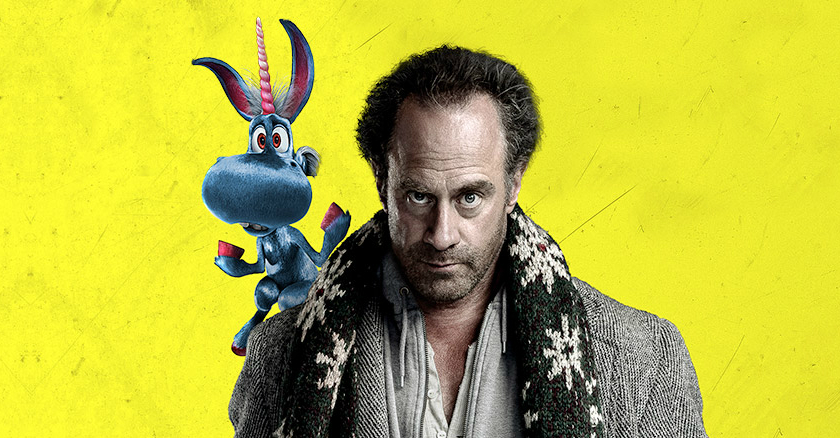 The best comic series is "Happy", the story of a cop-zabuldygy and an imaginary unicorn