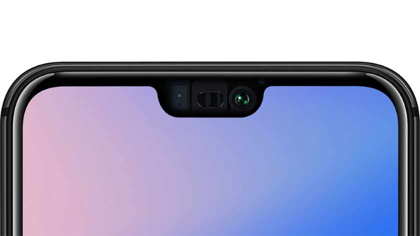 Передняя панель Huawei Mate 20 на шпионских фото: тонкие рамки и «монобровь»