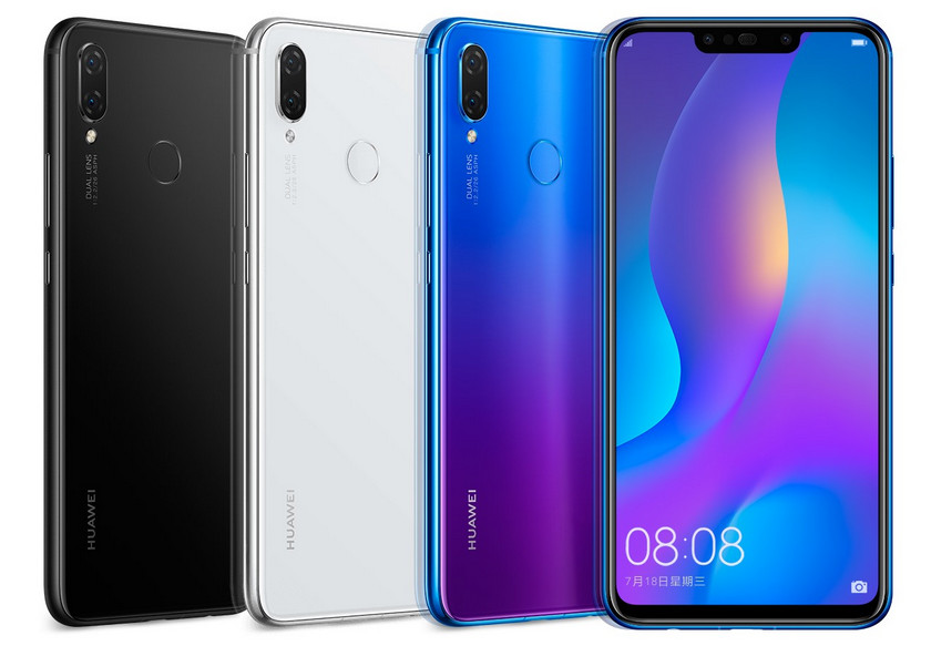 Huawei Nova 3i обзавелся топовой модификацией на 6/128 ГБ памяти и новым цветом