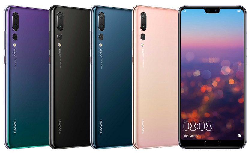 Анонс Huawei P20 и P20 Pro: тройная 40-мегапиксельная камера старшему, «чёлка» для всех