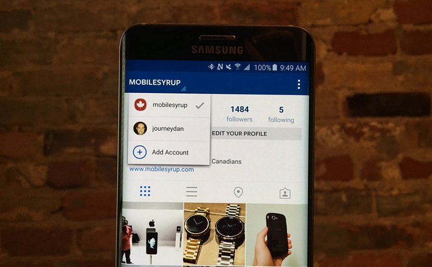 Клиент Instagram получит поддержку нескольких аккаунтов