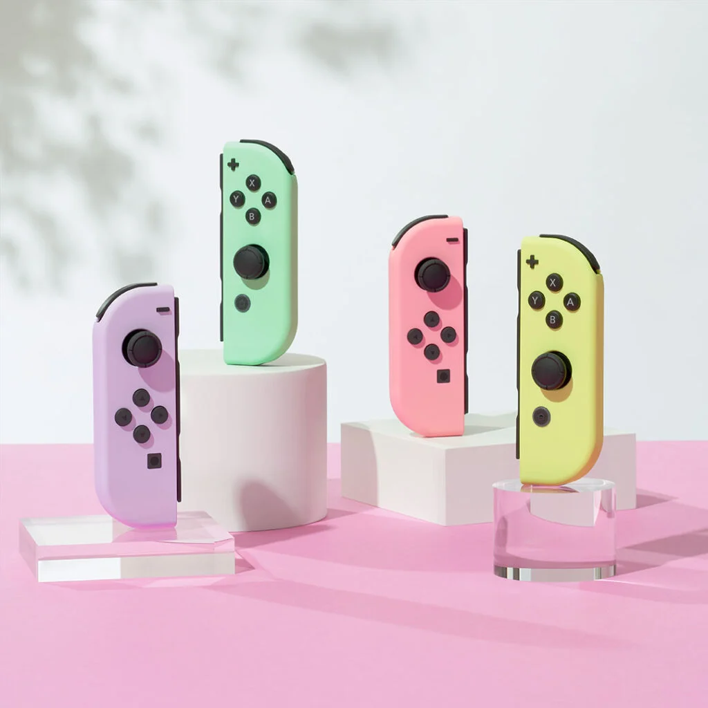 Nintendo présente de nouveaux jeux de manettes Joy-Con pastel