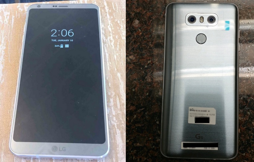 Реальные фото LG G6 с всегда включенным дисплеем