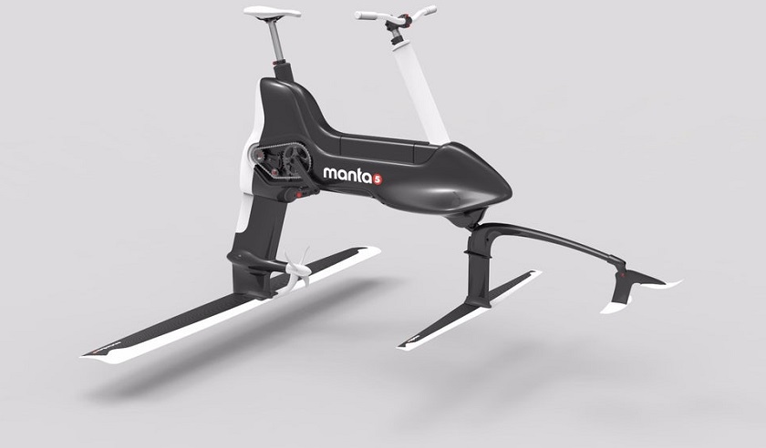 Manta5 — электрический аквабайк с подводными крыльями