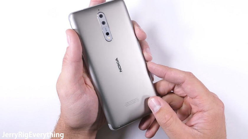 Флагман Nokia 8 справился с тестом на прочность