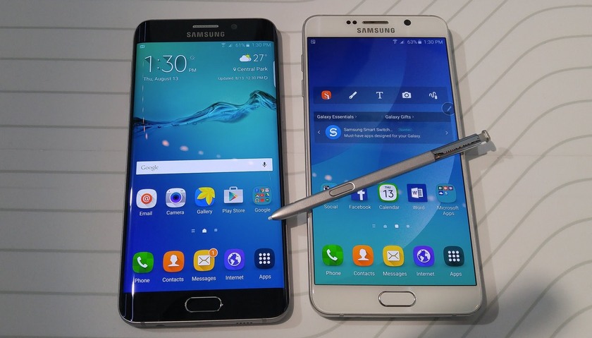 Samsung Galaxy Note 6 может получить изогнутый дисплей