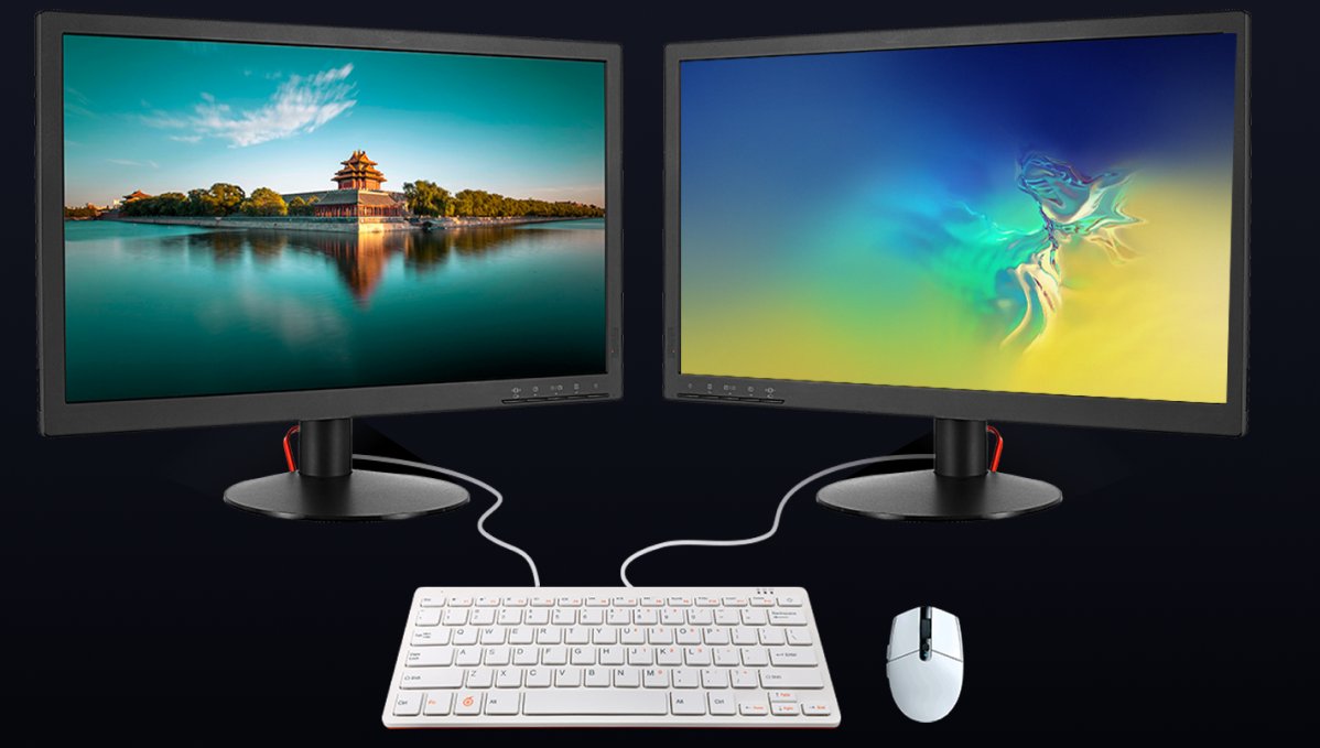 Ordinateur Orange Pi 800 dans un clavier avec processeur Rockchip RK3399