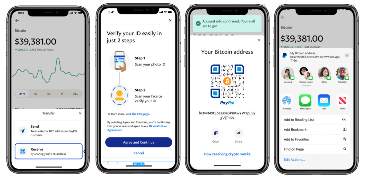 PayPal has at last permitted customers to transfer their cryptocurrency to alternative wallets