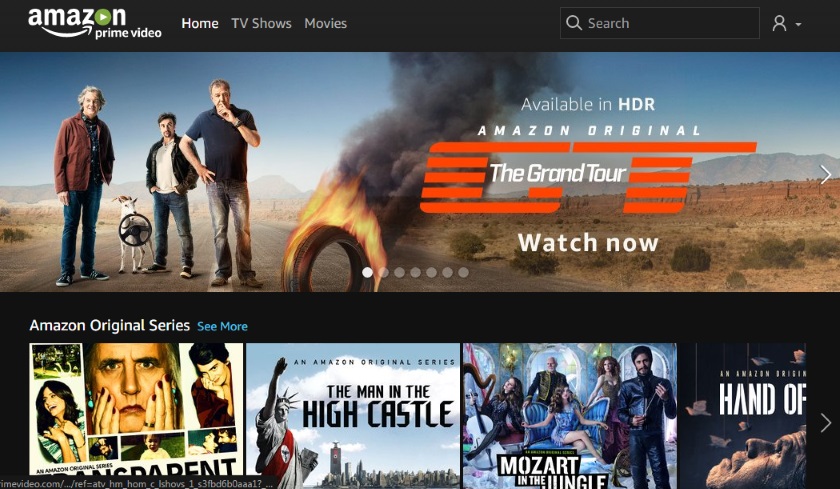 Видеосервис Amazon Prime Video стал доступен в Украине