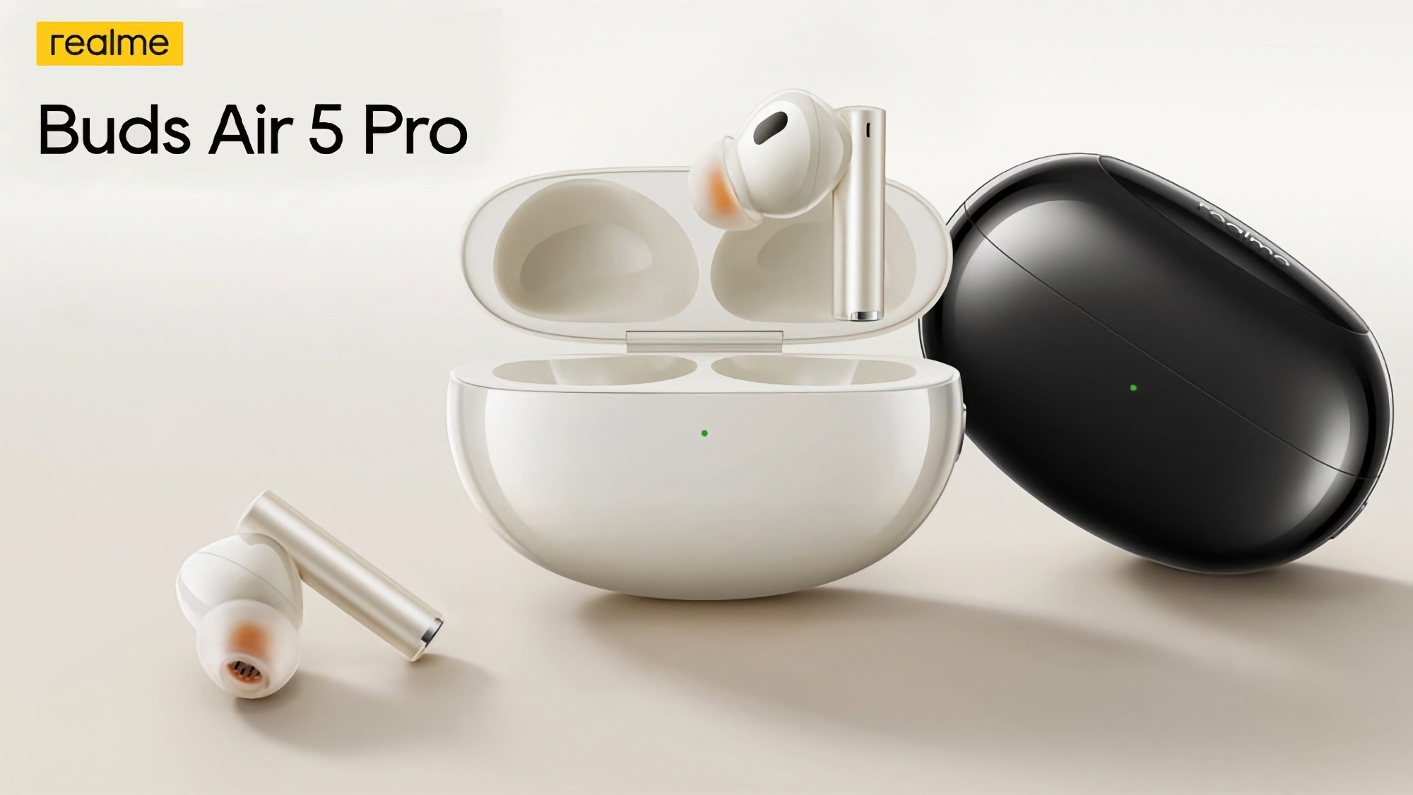 Il n'y a pas que les smartphones realme 11 Pro : realme lancera également les TWS Buds Air 5 Pro TWS le 8 juin.