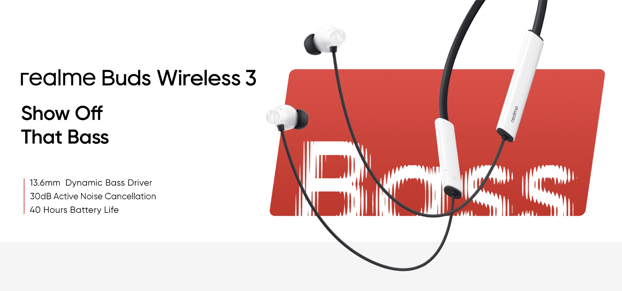 Realme Buds Wireless 3 : ANC, protection IP55, son surround et jusqu'à 40 heures d'autonomie pour moins de 25 euros